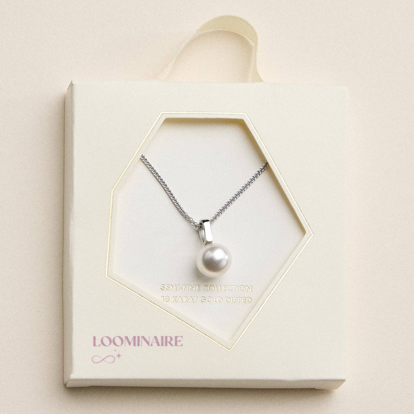 Stainless Steel Pearl Drop Necklace - Nifty Decor & More