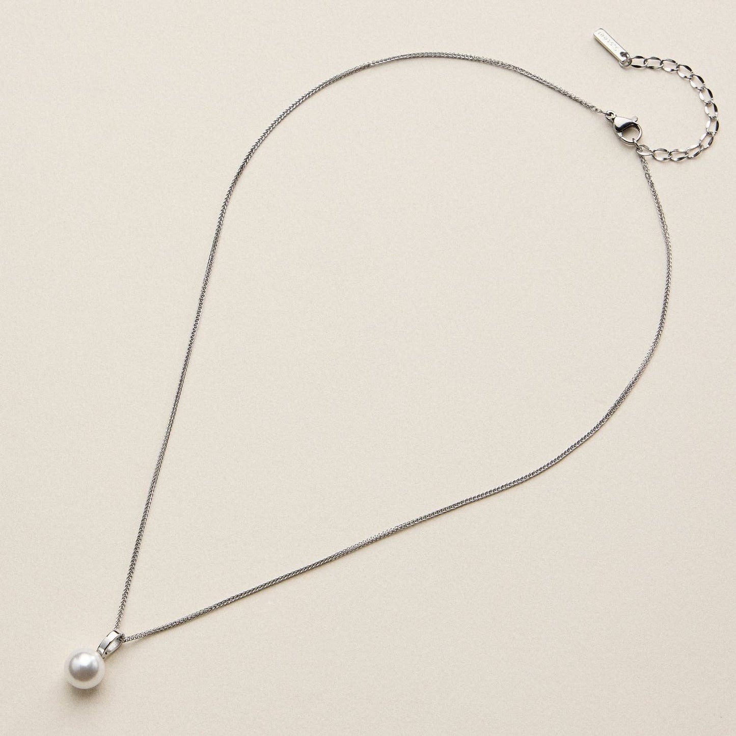 Stainless Steel Pearl Drop Necklace - Nifty Decor & More