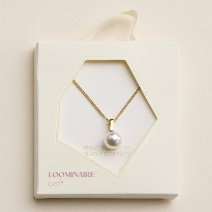 Stainless Steel Pearl Drop Necklace - Nifty Decor & More