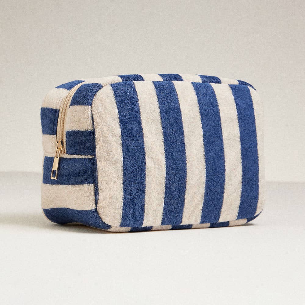 Striped Pattern Cosmetic Pouch Bag - Nifty Decor & More