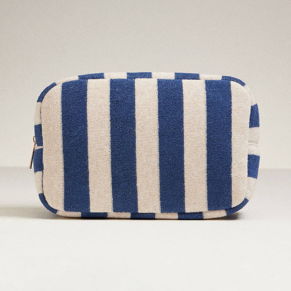 Striped Pattern Cosmetic Pouch Bag - Nifty Decor & More