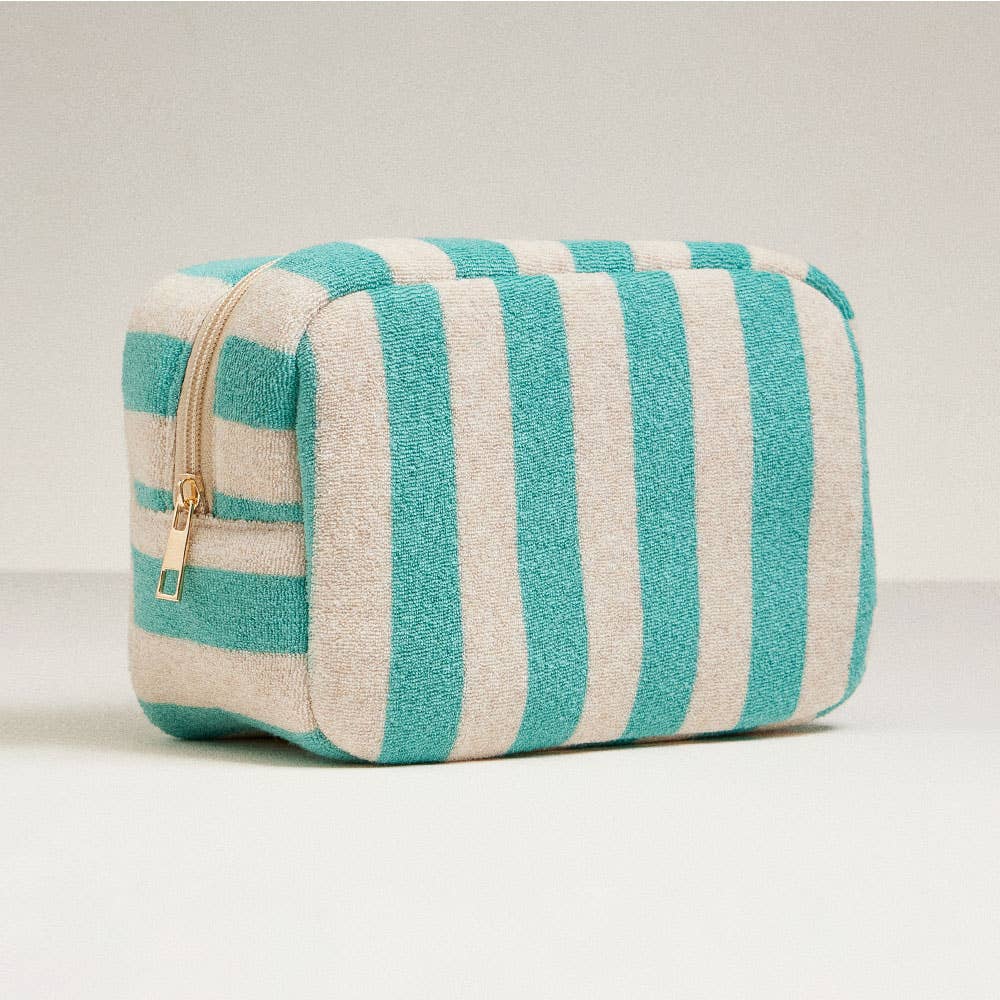 Striped Pattern Cosmetic Pouch Bag - Nifty Decor & More