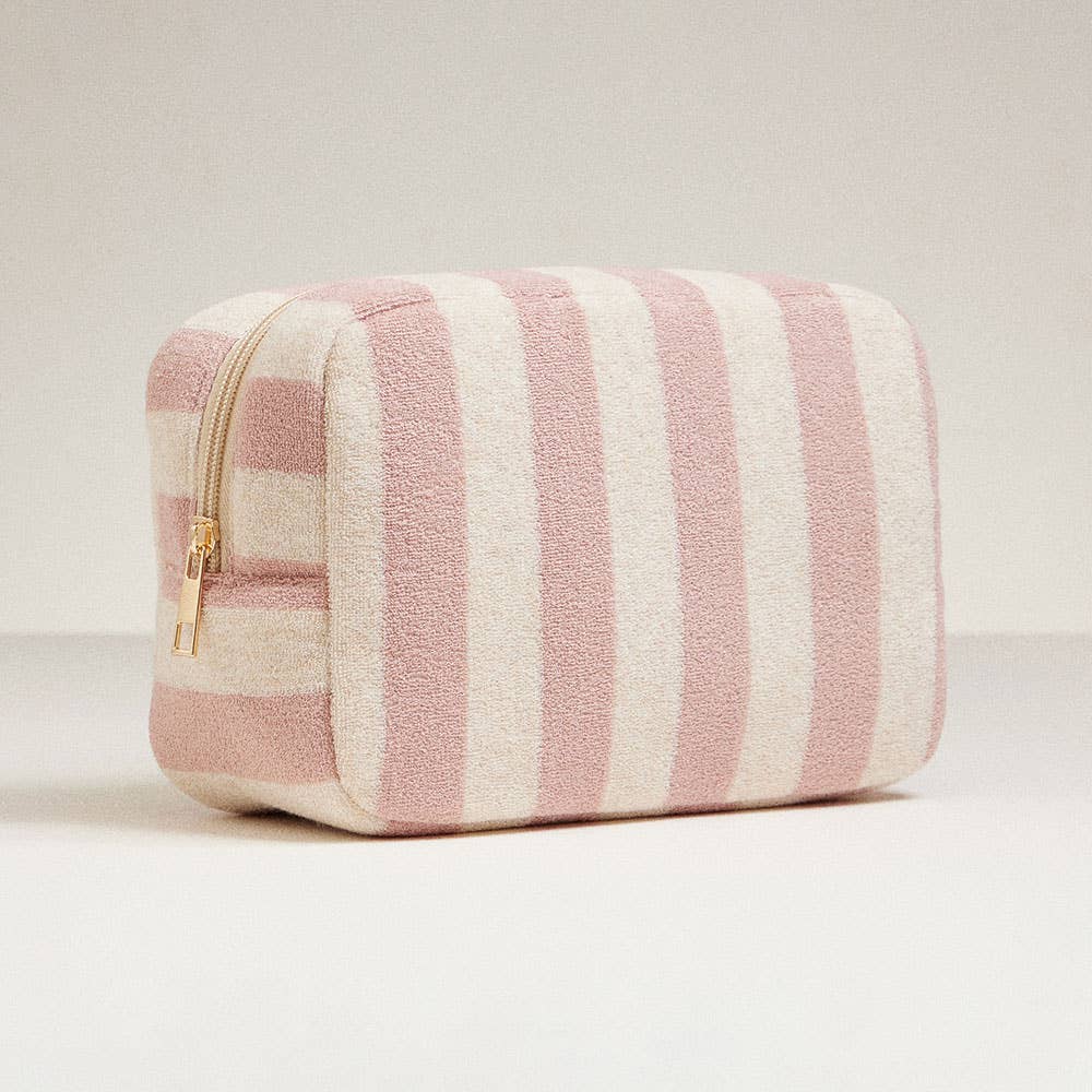 Striped Pattern Cosmetic Pouch Bag - Nifty Decor & More