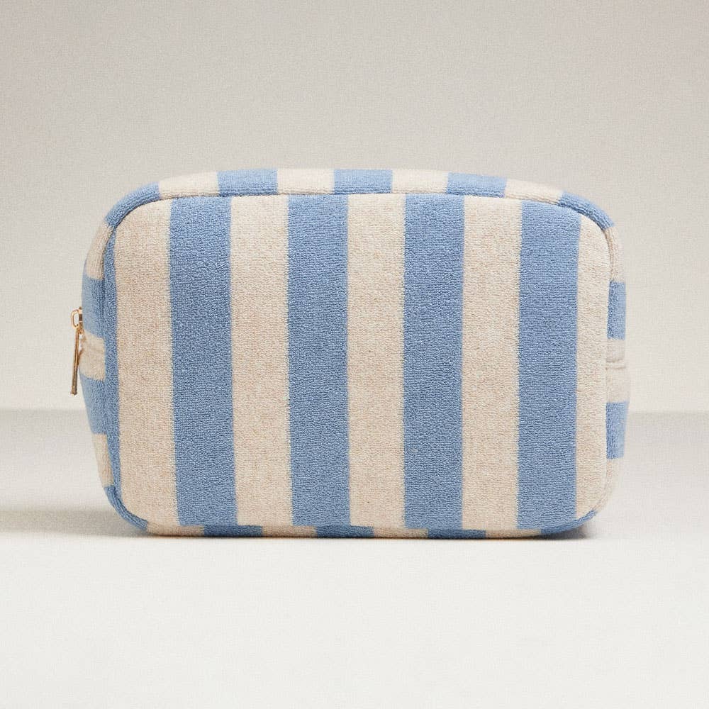 Striped Pattern Cosmetic Pouch Bag - Nifty Decor & More