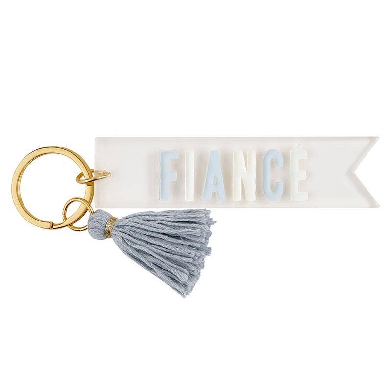 Stylish Wedding Party Keychain Tags, Trendy Acrylic Keepsakes for Bridesmaids & Brides Gifts - Nifty Decor & More