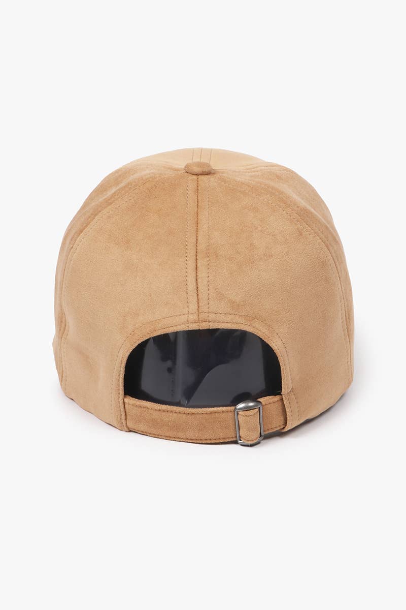 Suede Fall Winter Baseball Cap