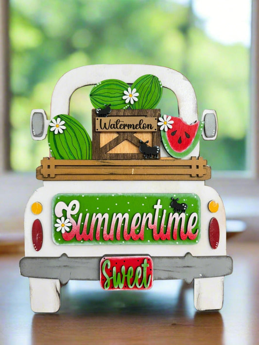Summertime Watermelon Truck Interchangeable Add On with Truck