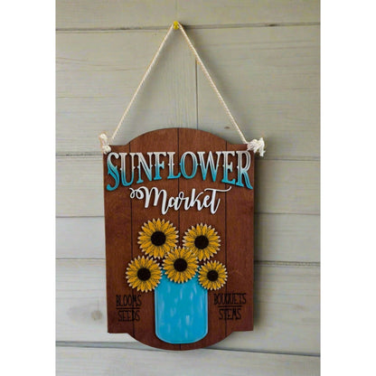 Sunflower Market Sign - Nifty Decor & More