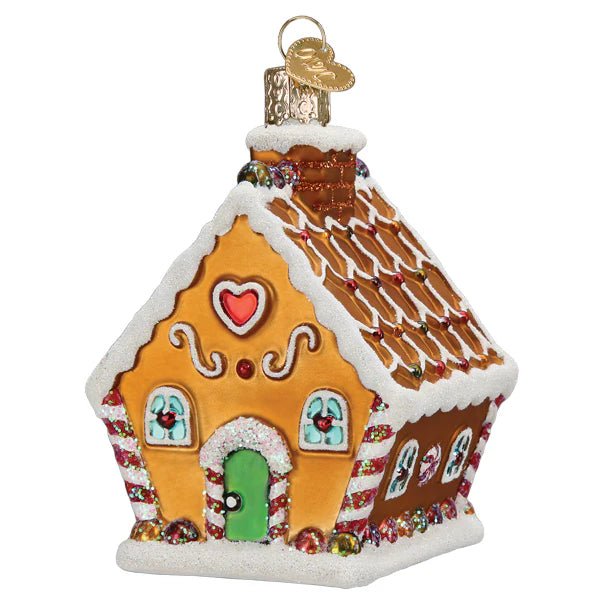 Sweet Gingerbread Cottage Ornament - Nifty Decor & More