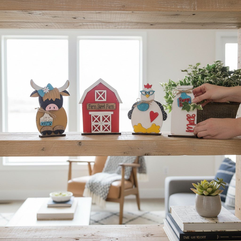 Sweet Highland Farm Decor Set - Nifty Decor & More