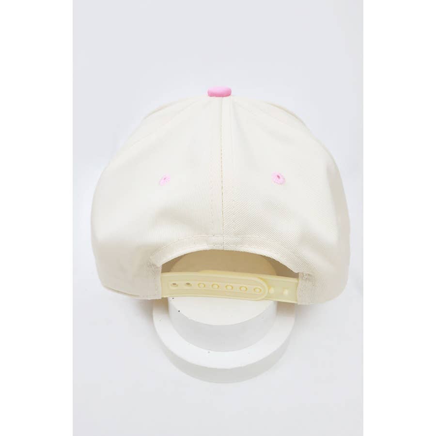 Sweetheart Two Tone Snap Back Baseball Cap