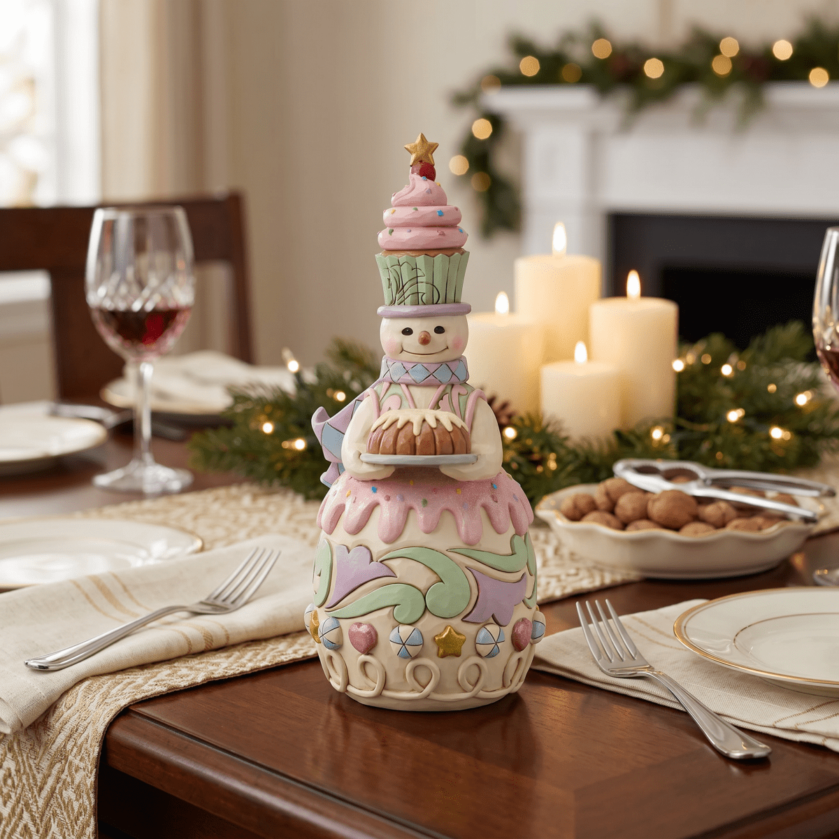 Sweets Snowman Bundt Cake Fig - Nifty Decor & More