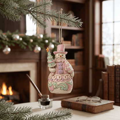 Sweets Snowman w/ Tree Ornament - Nifty Decor & More