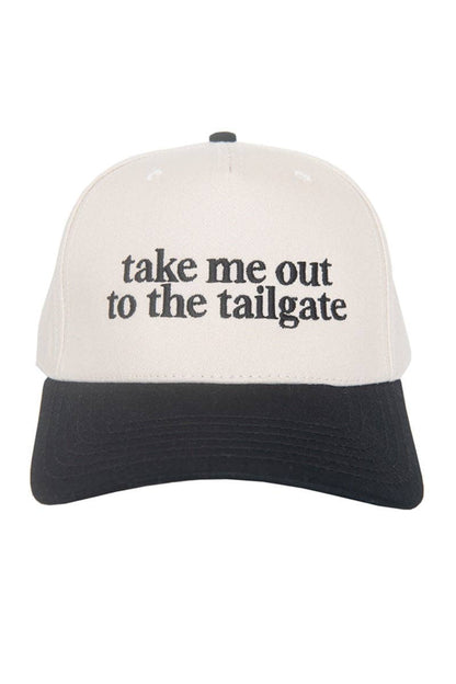 Take Me Out To The Tailgate Two - Toned Hat - Nifty Decor & More