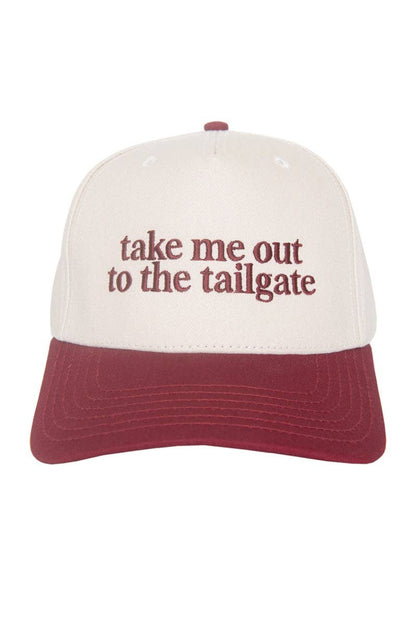 Take Me Out To The Tailgate Two - Toned Hat - Nifty Decor & More