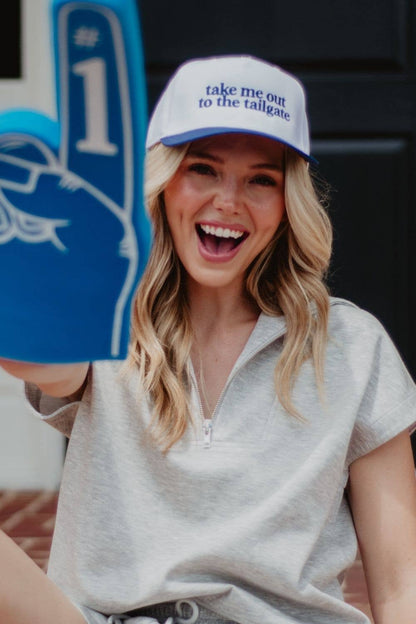 Take Me Out To The Tailgate Two - Toned Hat - Nifty Decor & More