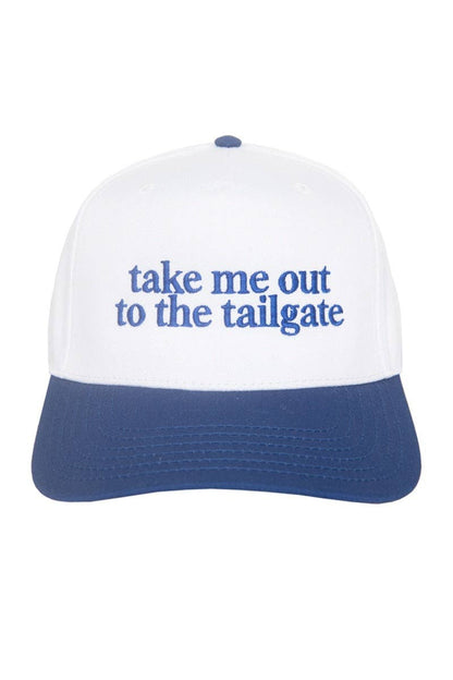 Take Me Out To The Tailgate Two - Toned Hat - Nifty Decor & More