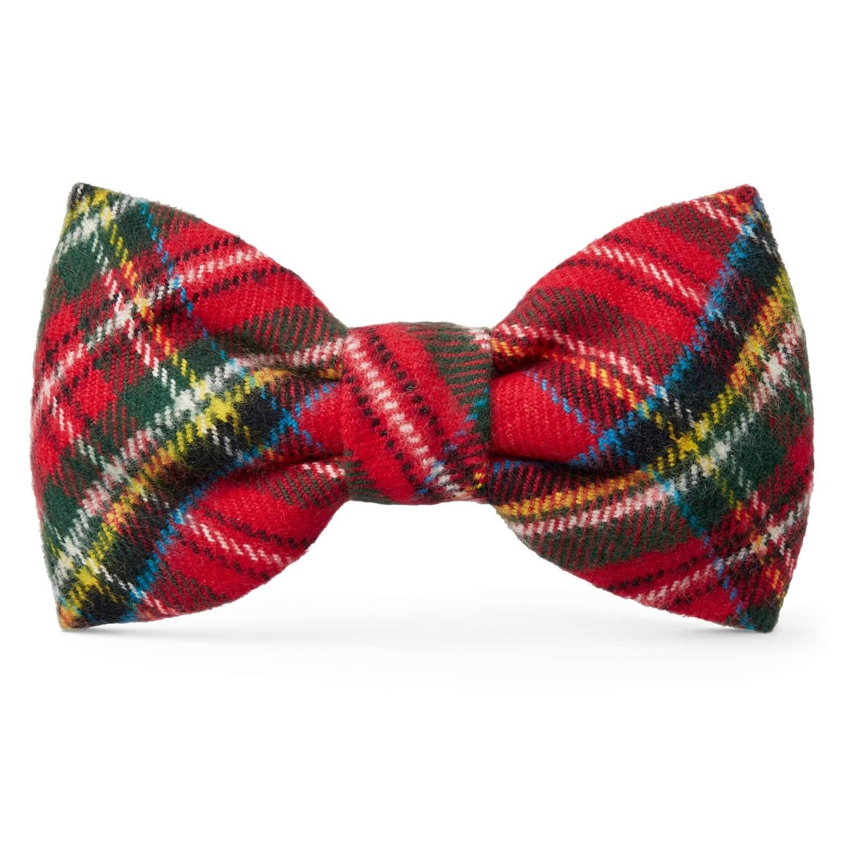Tartan Plaid Flannel Holiday Dog Bow Tie - Nifty Decor & More