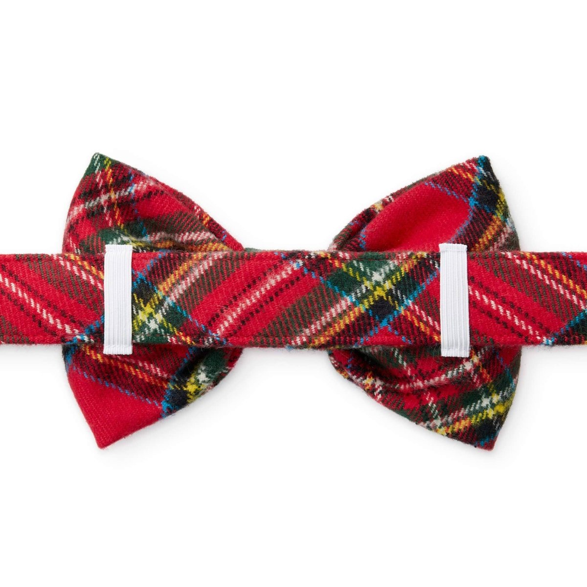 Tartan Plaid Flannel Holiday Dog Bow Tie - Nifty Decor & More