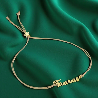 TAURUS Zodiac Cord Bracelet Gold - April 20 - May 20 Zodiac Sign Bracelets