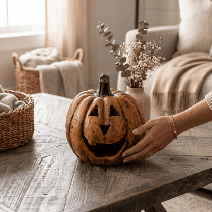 Terracotta Big Mouth Pumpkin - Nifty Decor & More