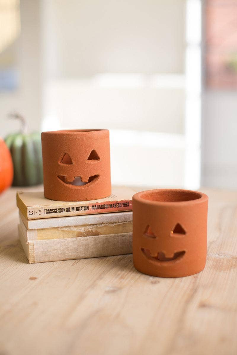 Terracotta Jack-O-Lantern Short - Nifty Decor & More