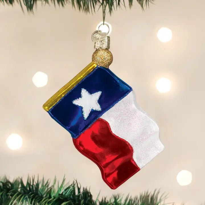 Texas State Flag Ornament - Nifty Decor & More