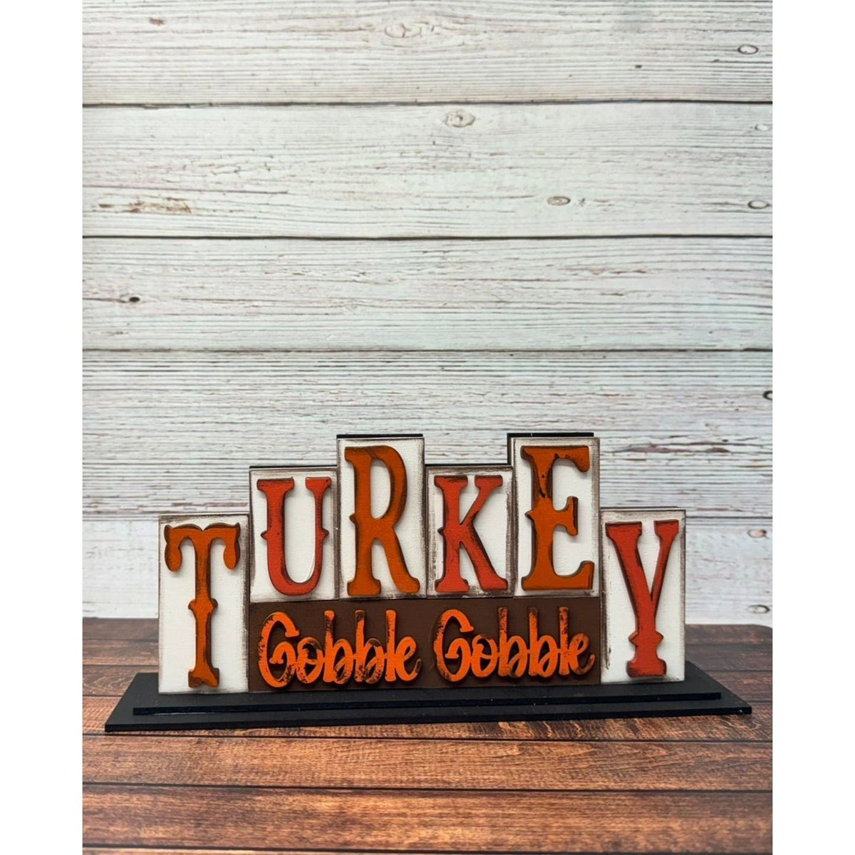 Thanksgiving Word Blocks - Nifty Decor & More