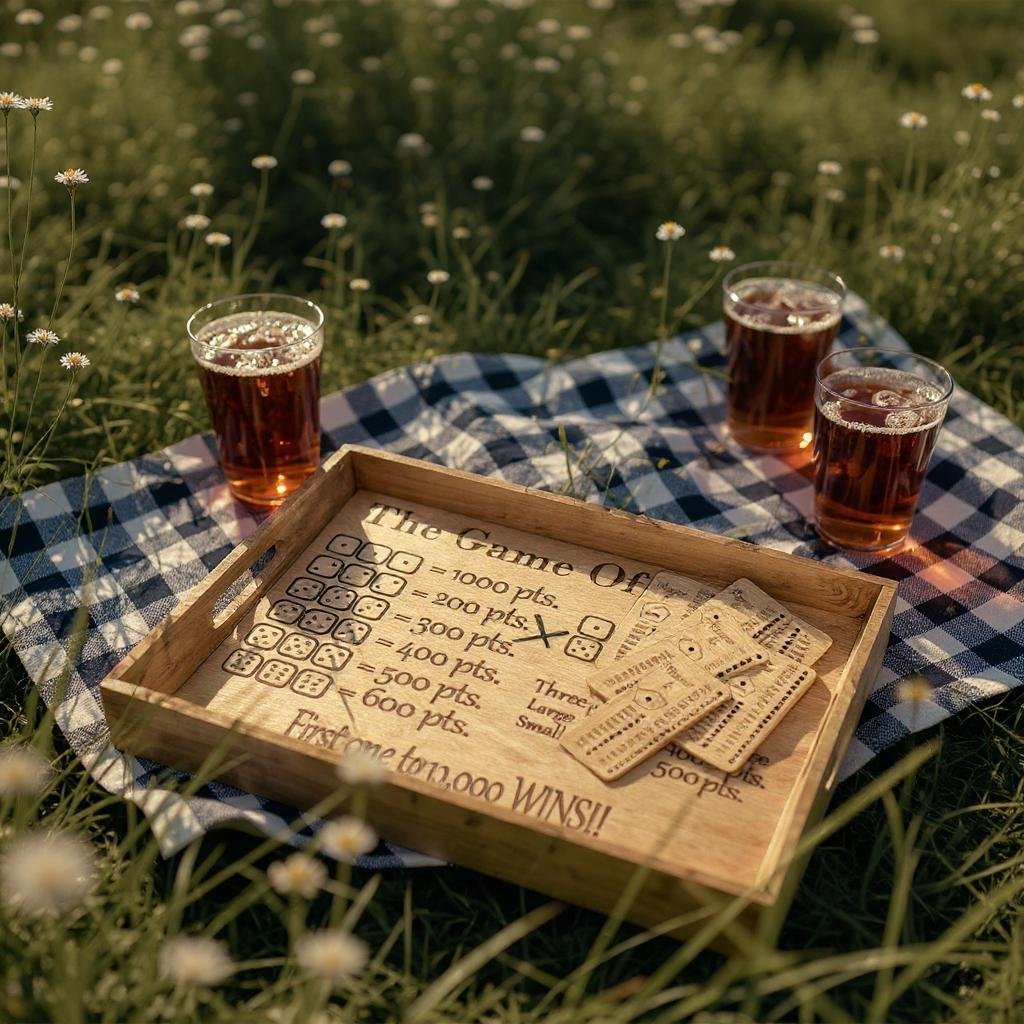 The Game of 10,000, Thrilling Dice Family Gaming Experience, Ideal Gift for Game Night Lovers, Dice Games - Nifty Decor & More