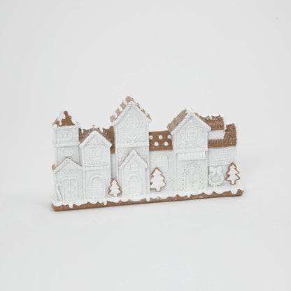 12" Resin Holiday Gingerbread House Christmas Collectible