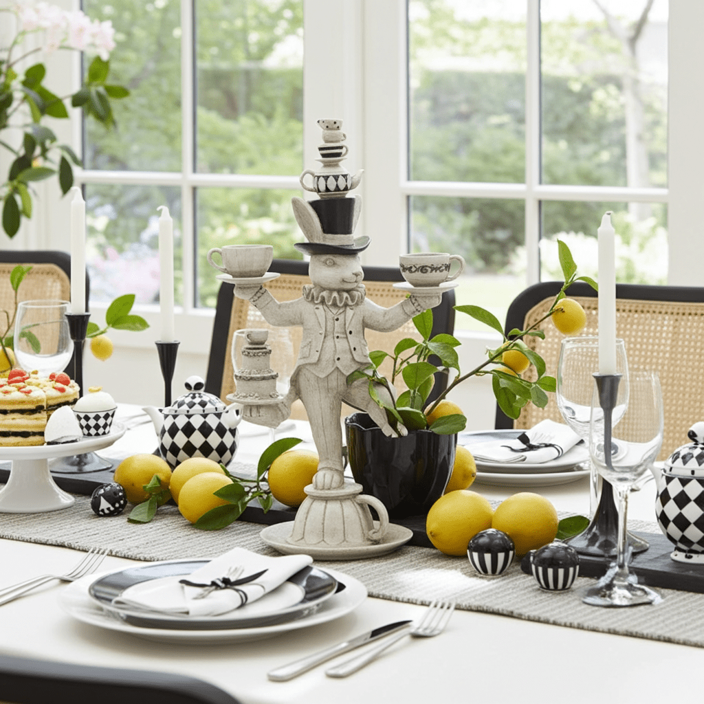 The Mad Hatter’s Easter Estate - Black & White Bundle - Nifty Decor & More