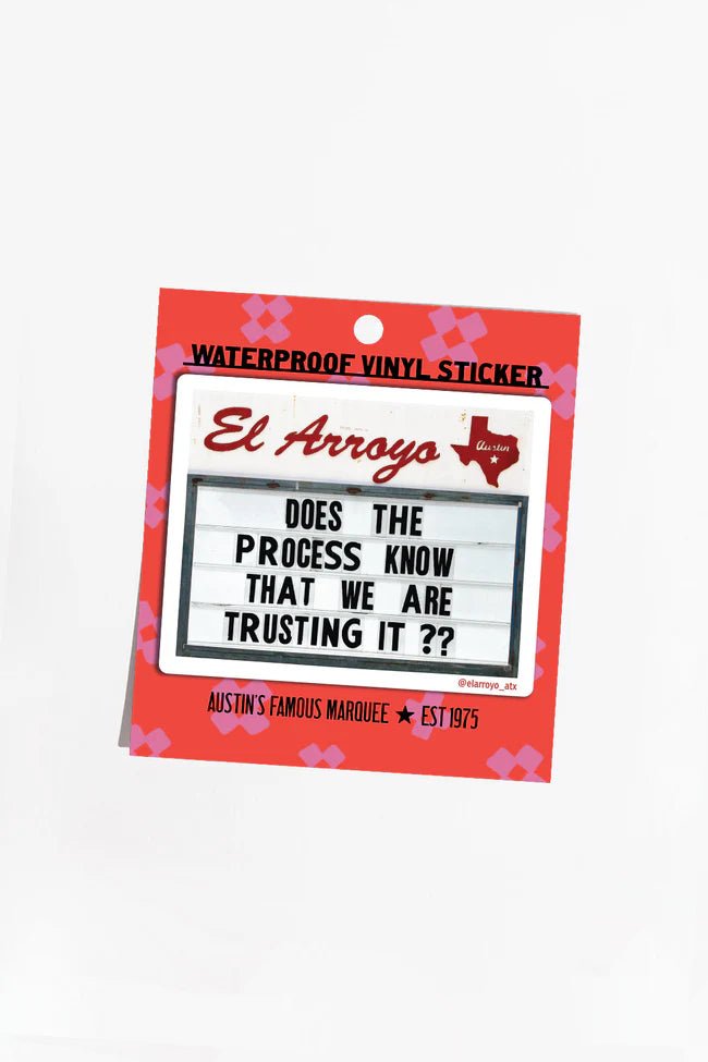 The Process - Sticker - Nifty Decor & More