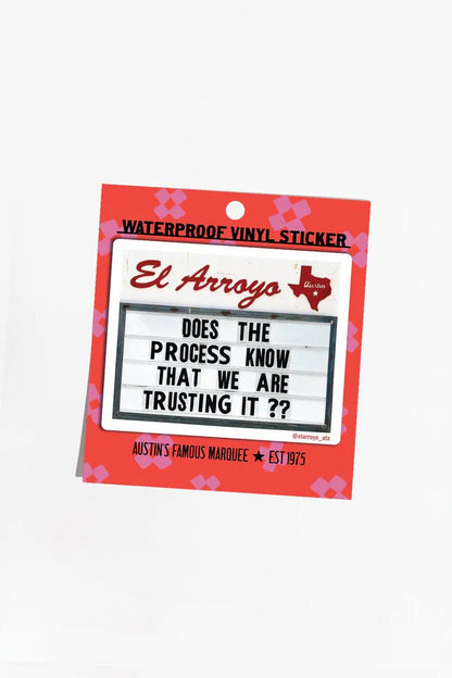 The Process - Sticker - Nifty Decor & More