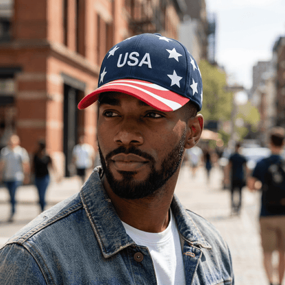 The USA Stars and Stripes Cap - Nifty Decor & More