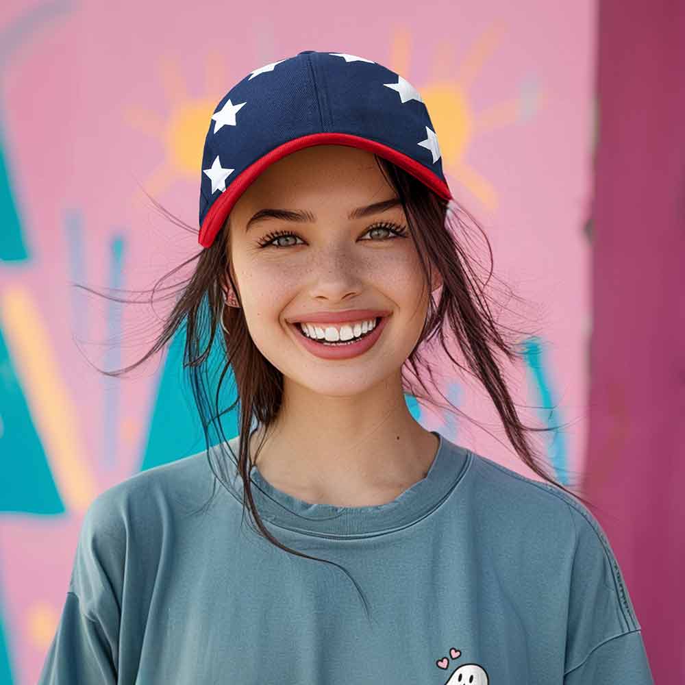 The USA Stars and Stripes Cap - Nifty Decor & More