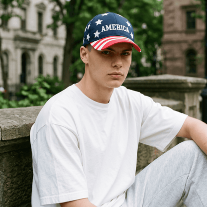 The USA Stars and Stripes Cap - Nifty Decor & More
