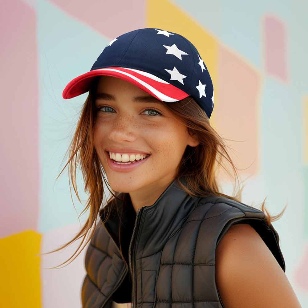 The USA Stars and Stripes Cap - Nifty Decor & More
