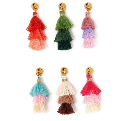 Tiered Tassel! Cheers Charms, Set of 6 - Nifty Decor & More