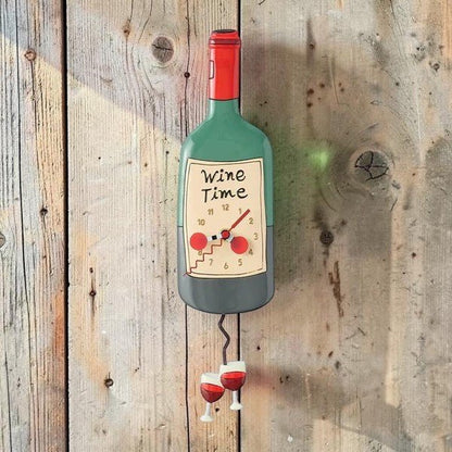 Time For Wine Clock - Nifty Decor & More