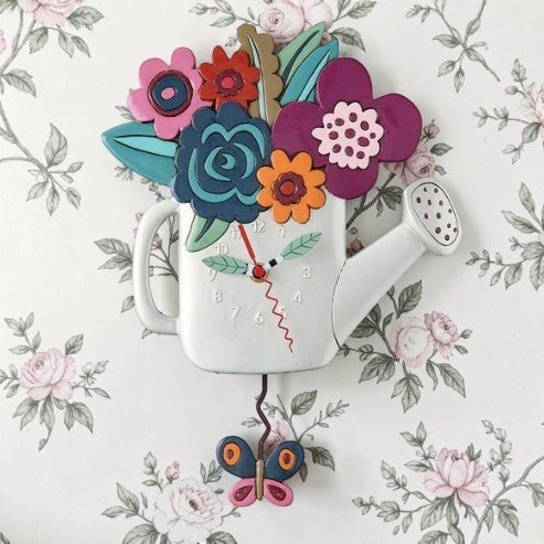 Time To Bloom Wall Clock - Nifty Decor & More