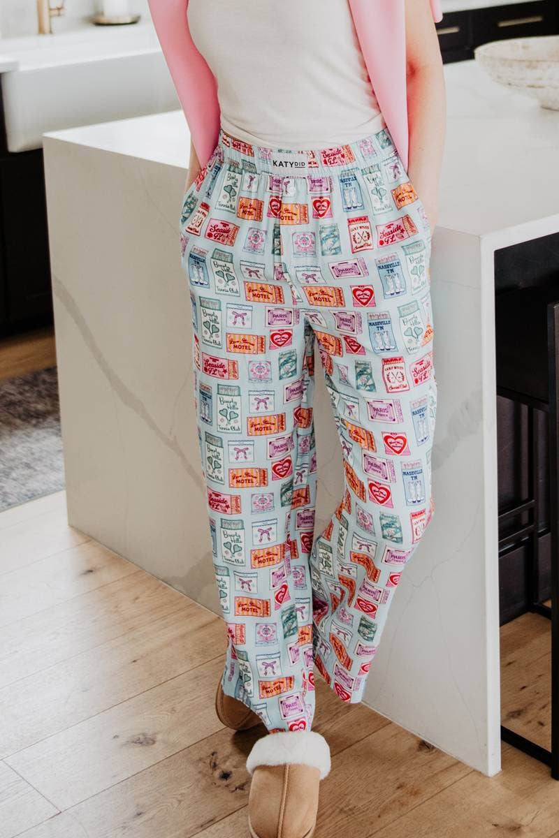 Traveling Matchbook Boxer Pants - Nifty Decor & More