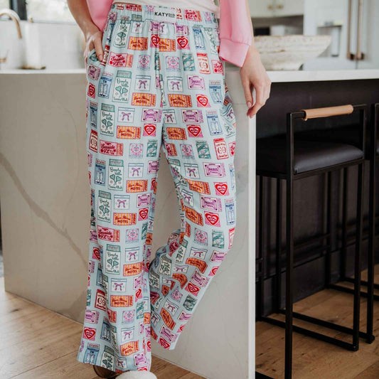 Traveling Matchbook Boxer Pants - Nifty Decor & More
