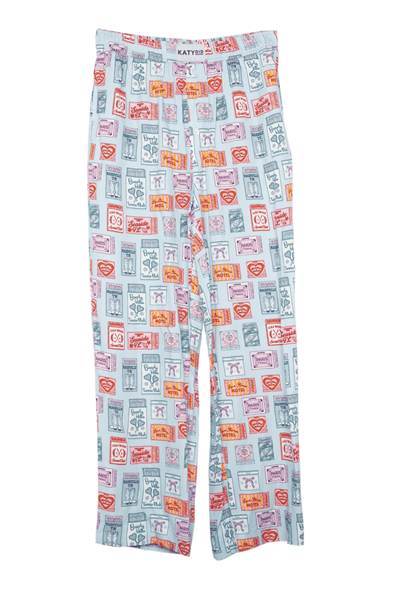 Traveling Matchbook Boxer Pants - Nifty Decor & More
