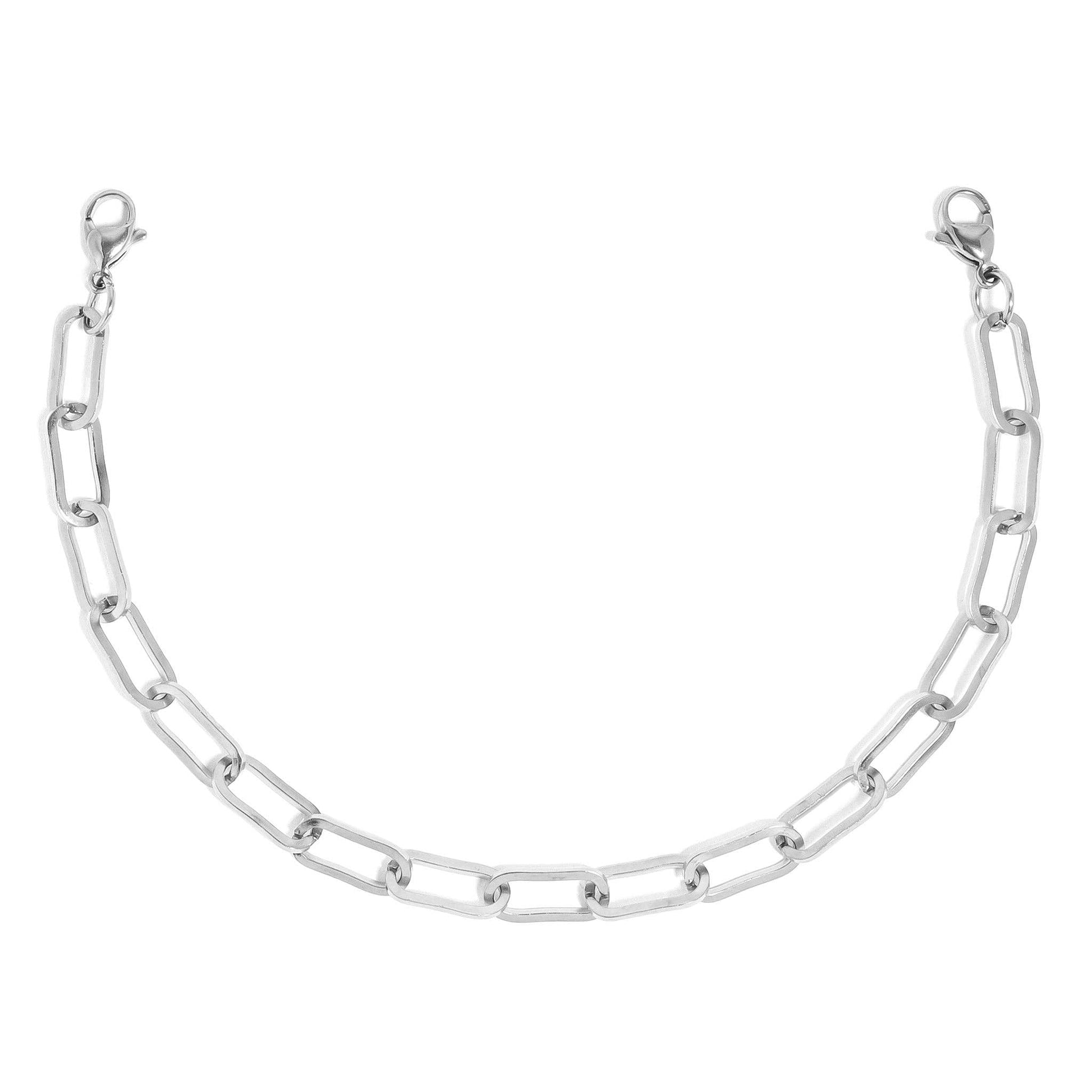 Trucker Hat Chain: 18K Gold PVD Stainless Steel Paperclip - Nifty Decor & More