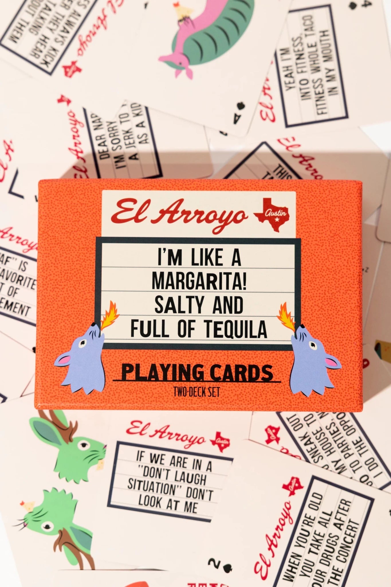 Two - Deck Set Playing Cards - Happy Hour - Nifty Decor & More