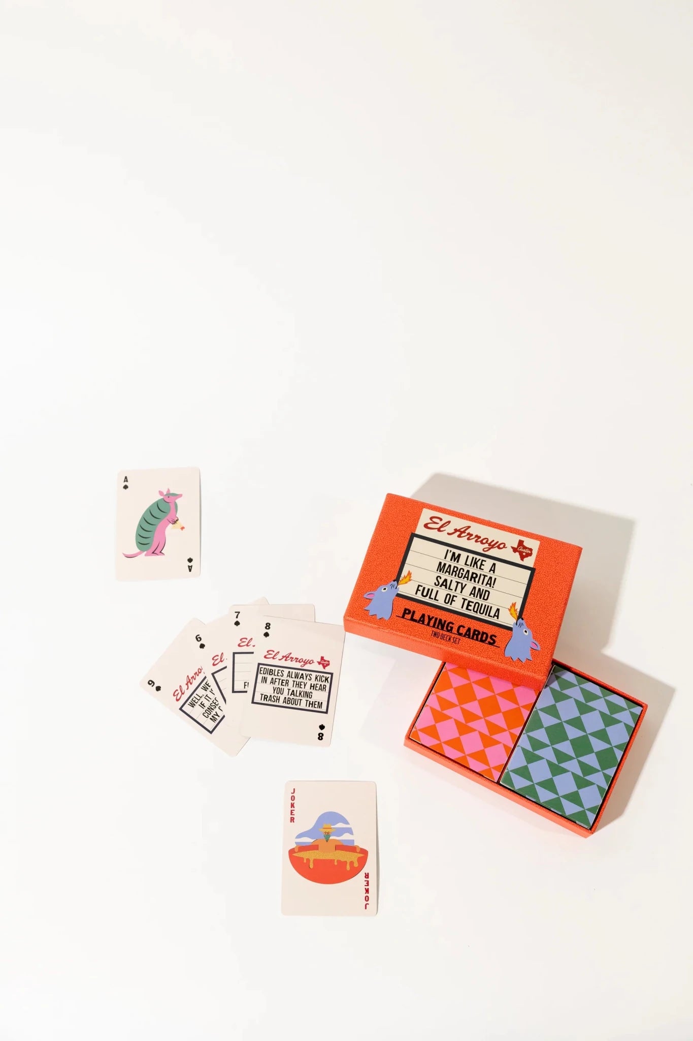 Two - Deck Set Playing Cards - Happy Hour - Nifty Decor & More