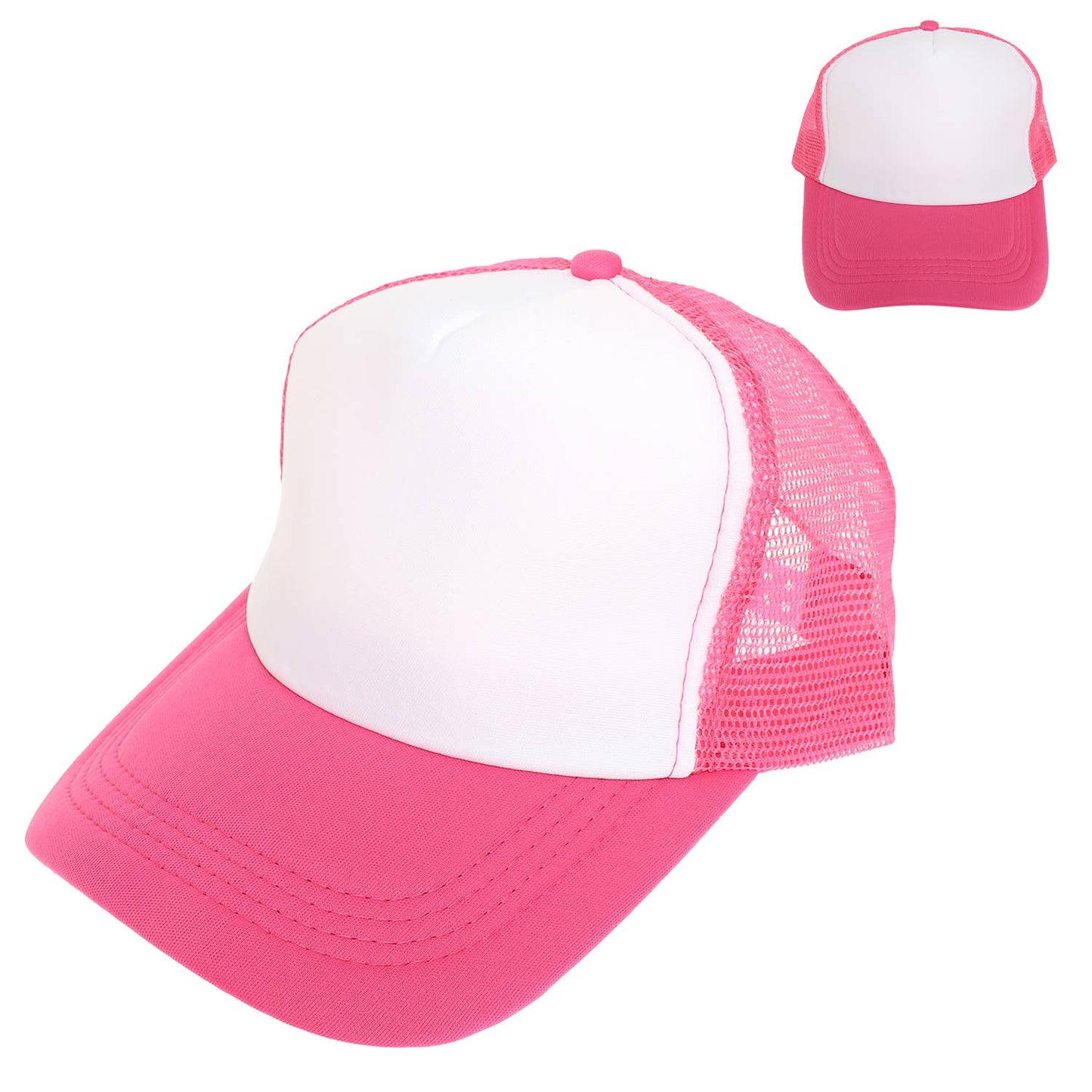 Two - Tone Color Mesh Backing Baseball Cap - Nifty Decor & More