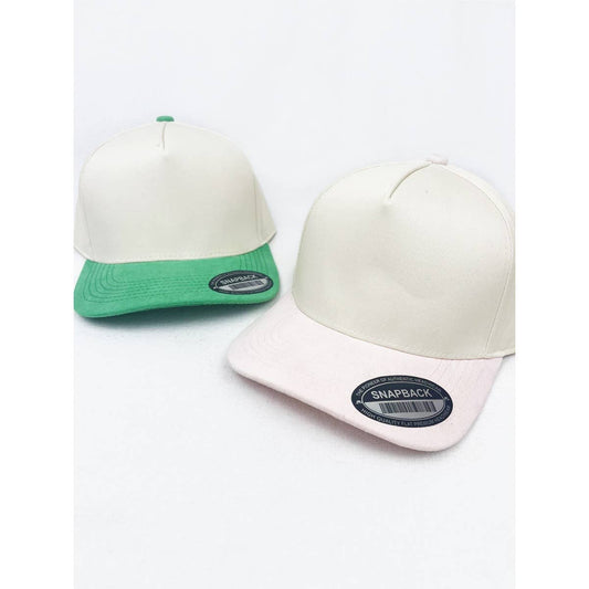 Two Tone Snap Back Baseball Cap
