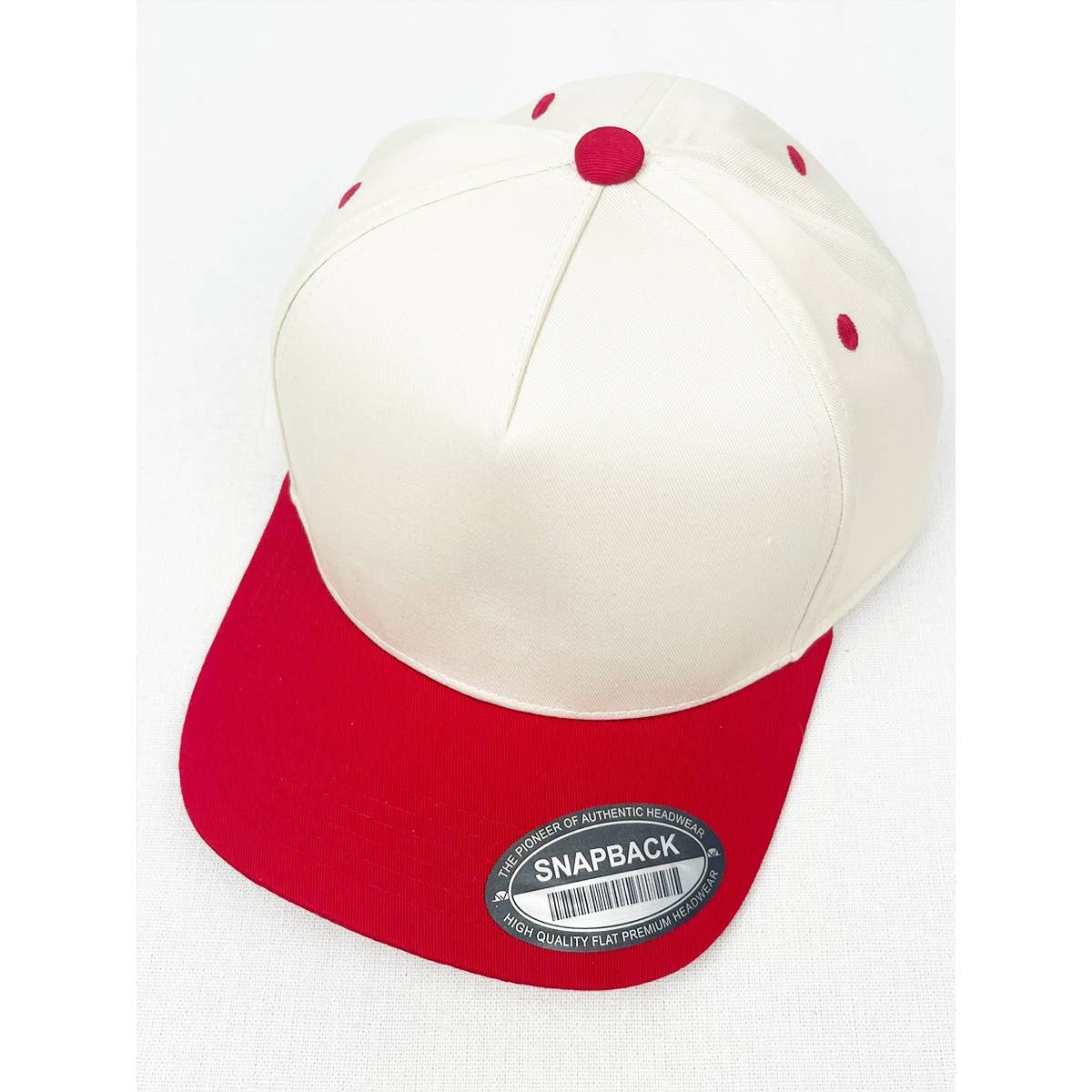 Two Tone Snap Back Baseball Cap