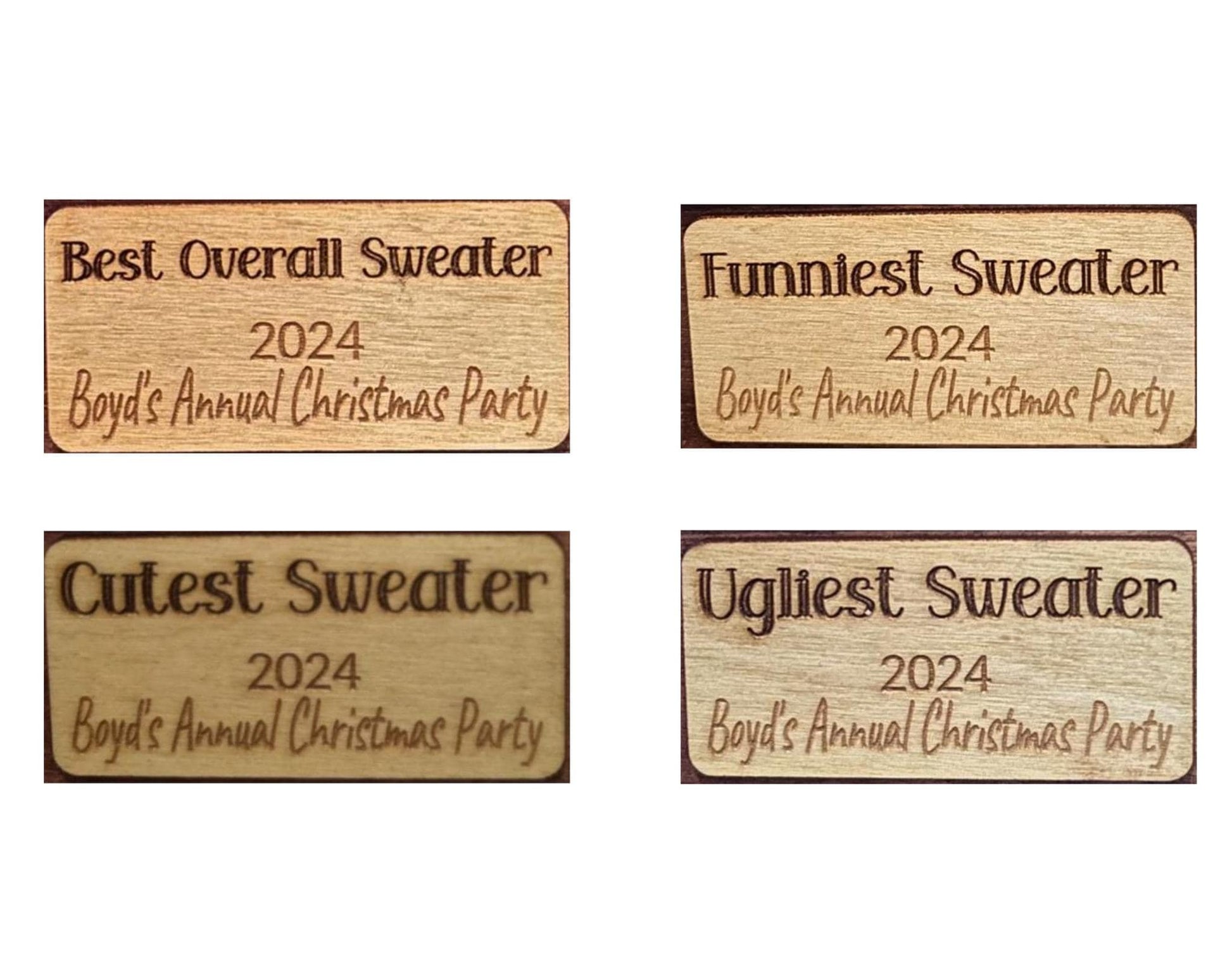 Ugly Sweater Christmas Party Trophy - Nifty Decor & More
